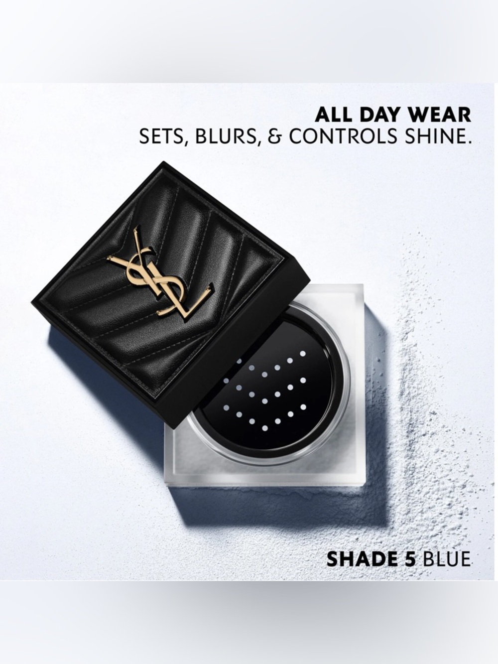 *BRAND NEW* Yves Saint Laurent HYPER BLUR Multi-Use Loose Powder 05 Blue - Picture 2 of 7
